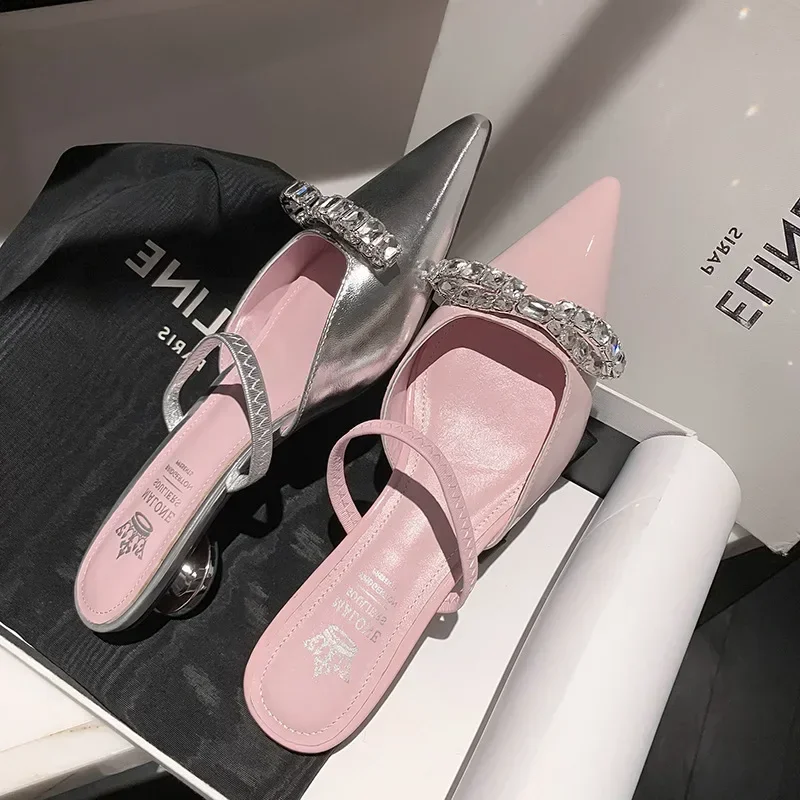 Women'S Shoes Clogs - Женские лакированные розовые туфли-балетки на весну-лето,
