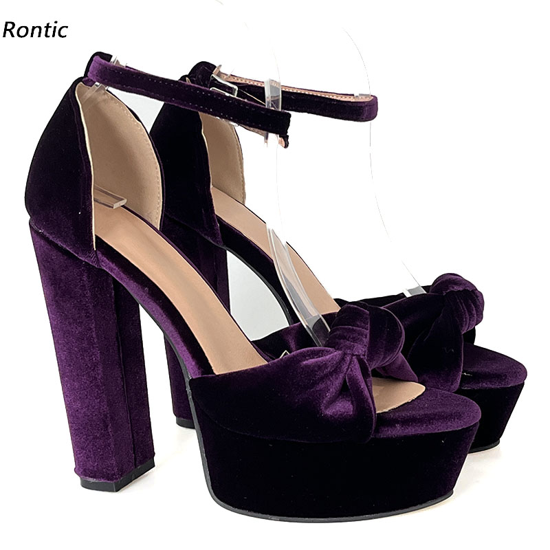 Platform Sneakers Chunky - Rontic/женские сандалии ручной работы на платформе