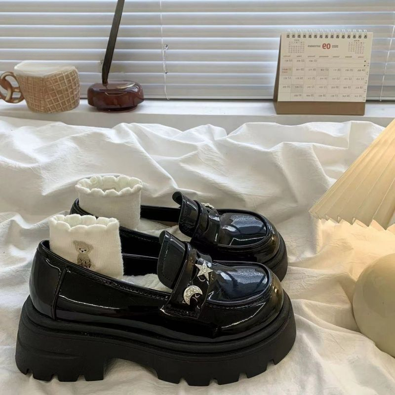 Women Shoes Quick Delivery - Черные весенне-осенние женские туфли-лодочки с круглым