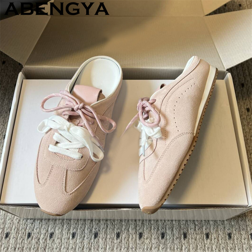 Kids Shoes Women - Женские повседневные тапочки на плоской подошве