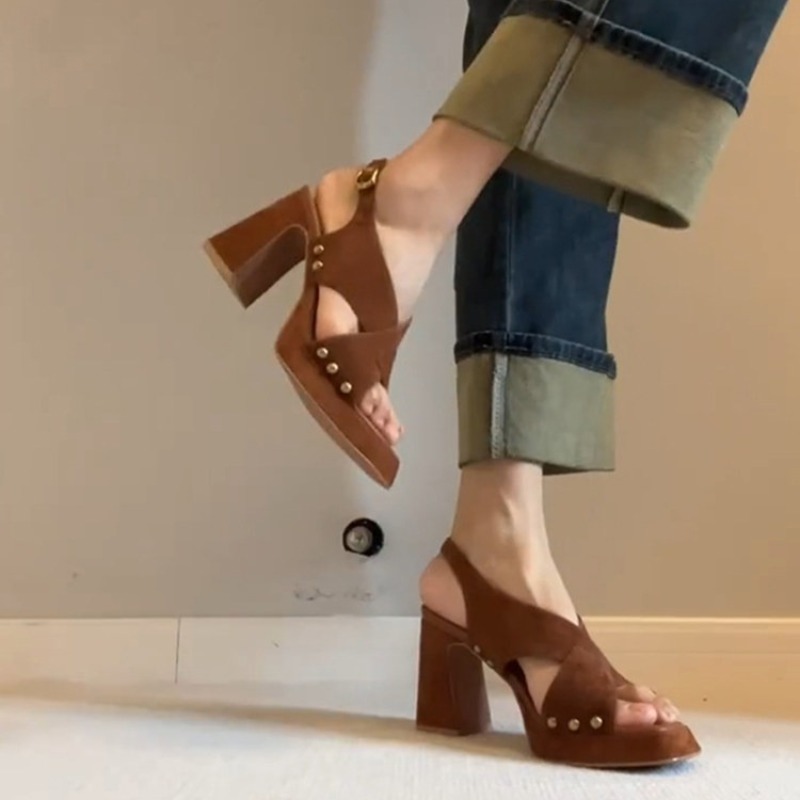 Platform Sneakers Chunky - Новые женские сандалии на массивном каблуке