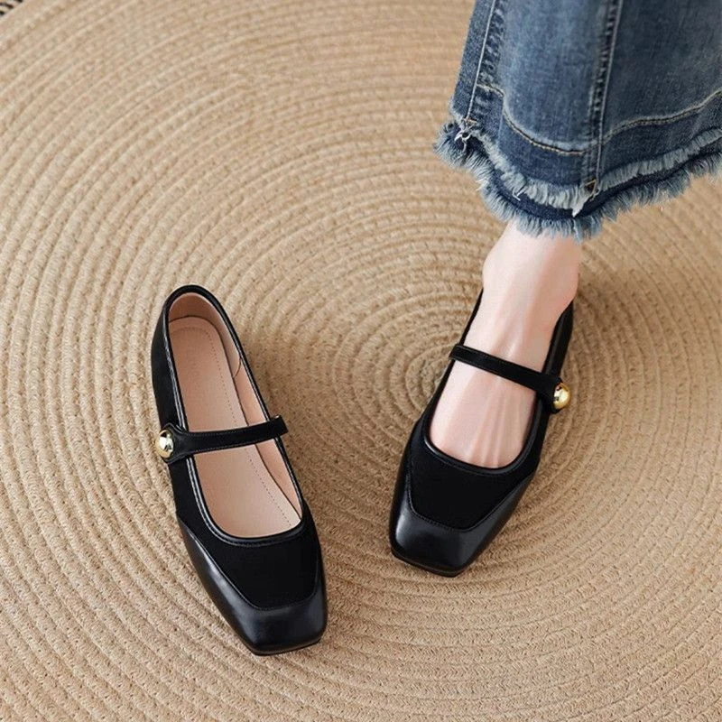 Women Shoes Quick Delivery - Элегантные женские туфли на низком каблуке