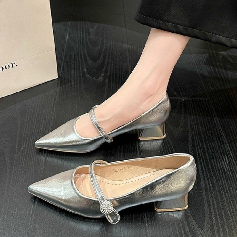 Women Shoes Quick Delivery - Женские туфли Мэри Джейн на среднем