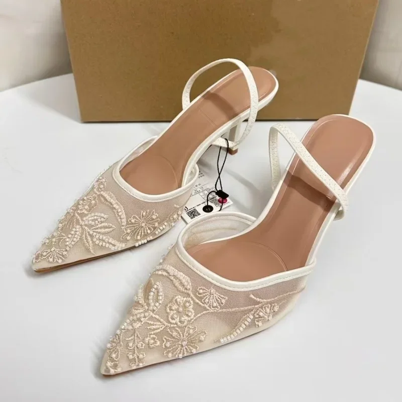 Women Shoes Zara - Брендовые дизайнерские белые женские свадебные туфли-лодочки