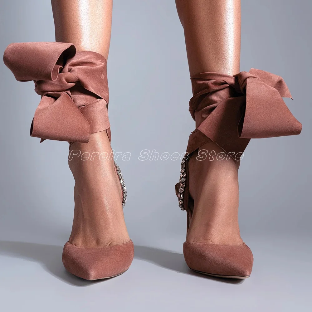 Kids Shoes Women - Замшевые балерины с ремешком на пятке,