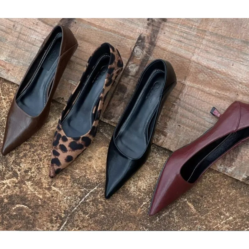 Women Shoes With Heels - 2024, женские пикантные туфли-лодочки телесного цвета