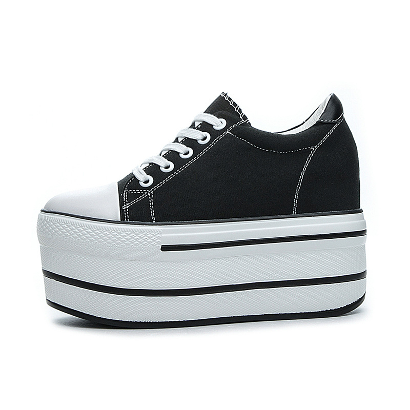 Platform Sneakers Chunky - НОВАЯ модная парусиновая обувь, дышащие женские