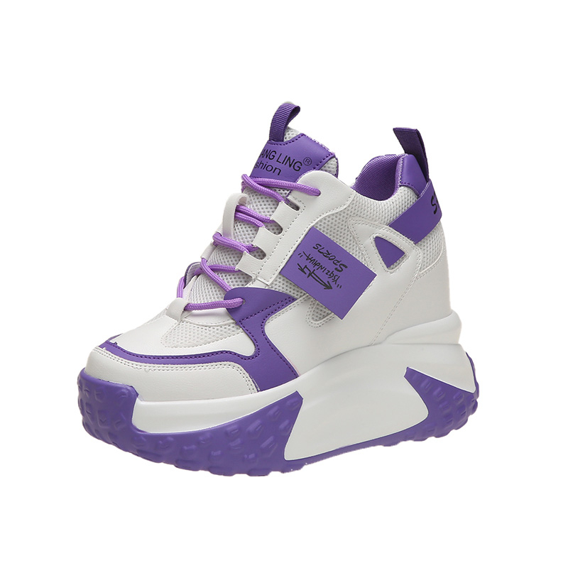 Platform Sneakers Chunky - Женские кроссовки на высокой платформе 9,5