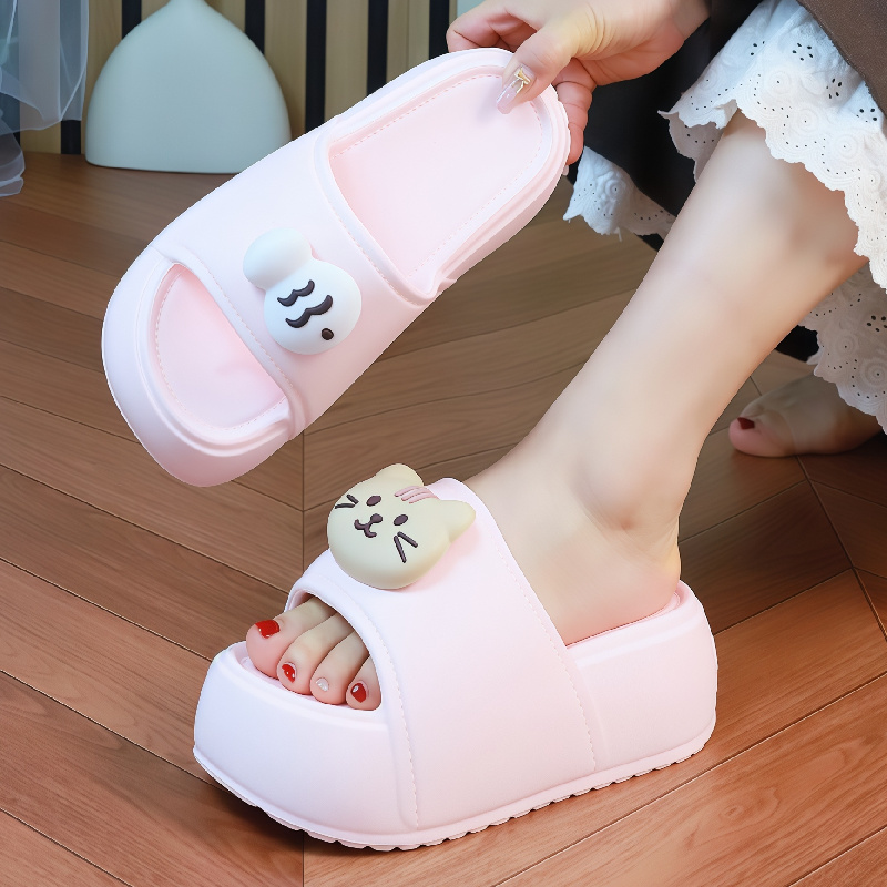 Women'S Shoes Clogs - Новые женские шлепанцы-сабо Kawaii Cat Deco