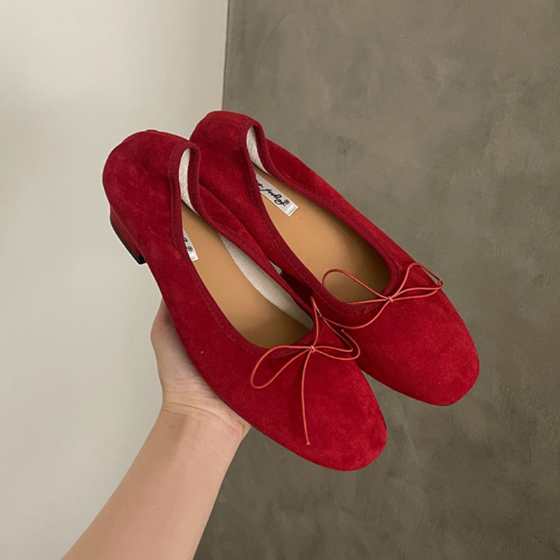 Shoes For Women Flats - Модные женские туфли-лодочки без шнуровки на
