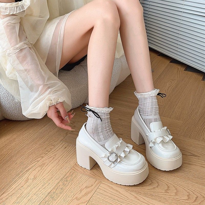 Women Shoes Quick Delivery - Женские туфли-лодочки со стразами, круглым носком