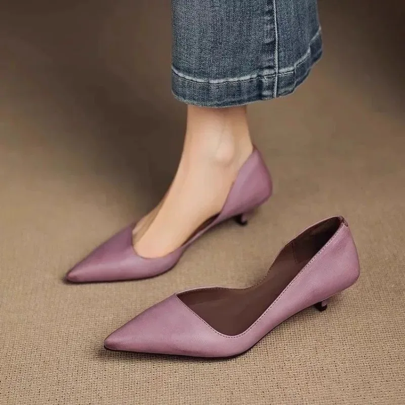 Women Shoes With Heels - Женские модные универсальные пикантные туфли на
