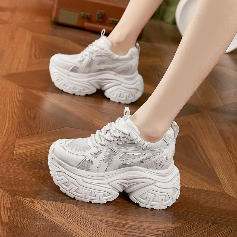 Platform Sneakers Chunky - Женские модные кроссовки на массивной платформе