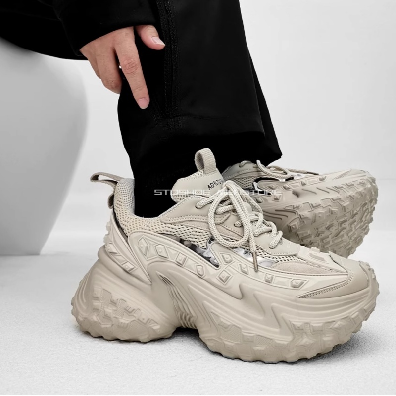 Women'S Shoes Paris - Белые, бежевые туфли для папы, кроссовки