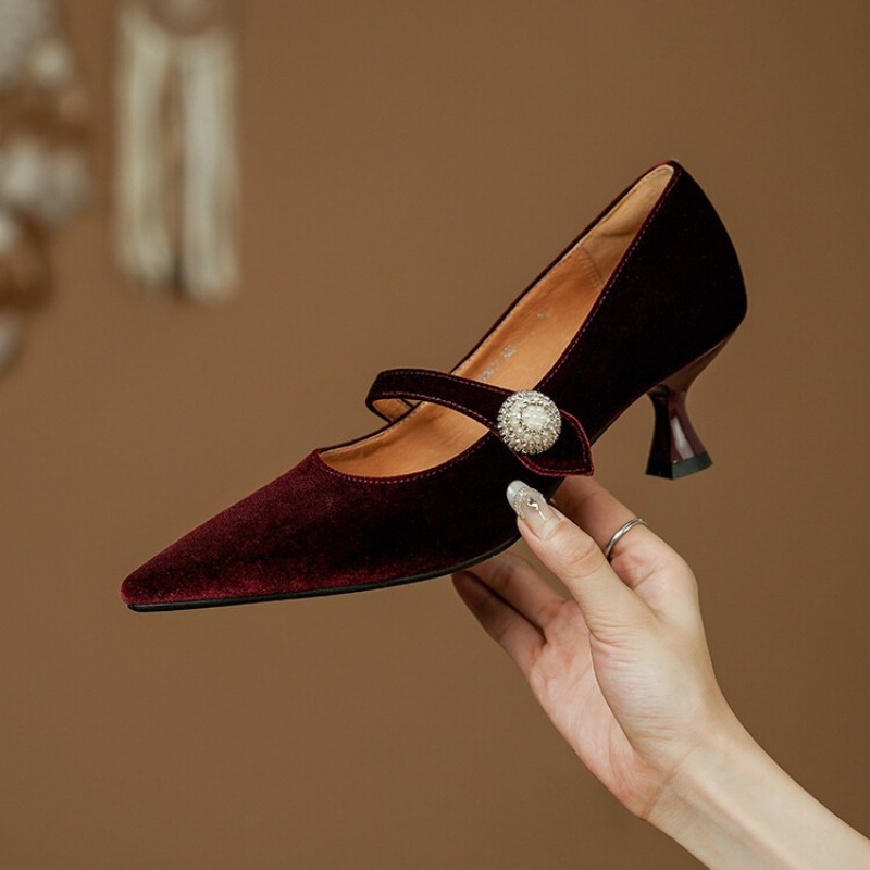 Винно-красные туфли Мэри Джейн – обзор и цена Women Shoes With Heels