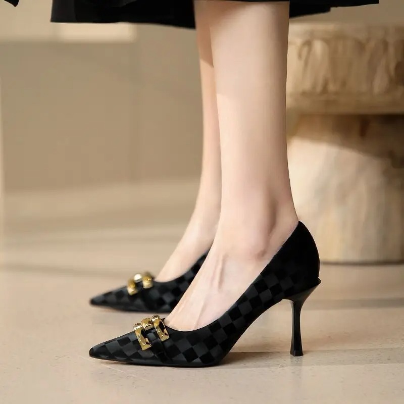 Офисные черные туфли на средне – обзор и цена Women Shoes Quick Delivery