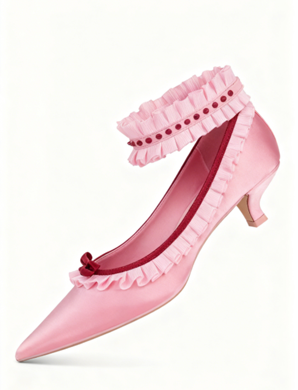 Туфли на низком каблуке с остр – обзор и цена Ankle Strap Heels