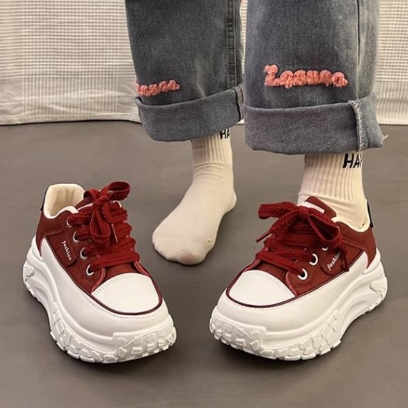 Весенние массивные белые кросс – обзор и цена Platform Sneakers Chunky