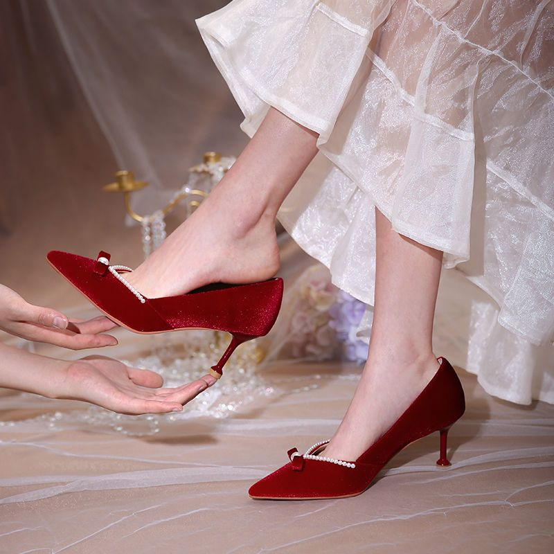 Красные женские туфли-лодочки  – обзор и цена Women Shoes Quick Delivery
