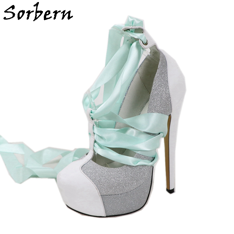 Sorbern/белые женские туфли-ло – обзор и цена Ribbon Tie Heel
