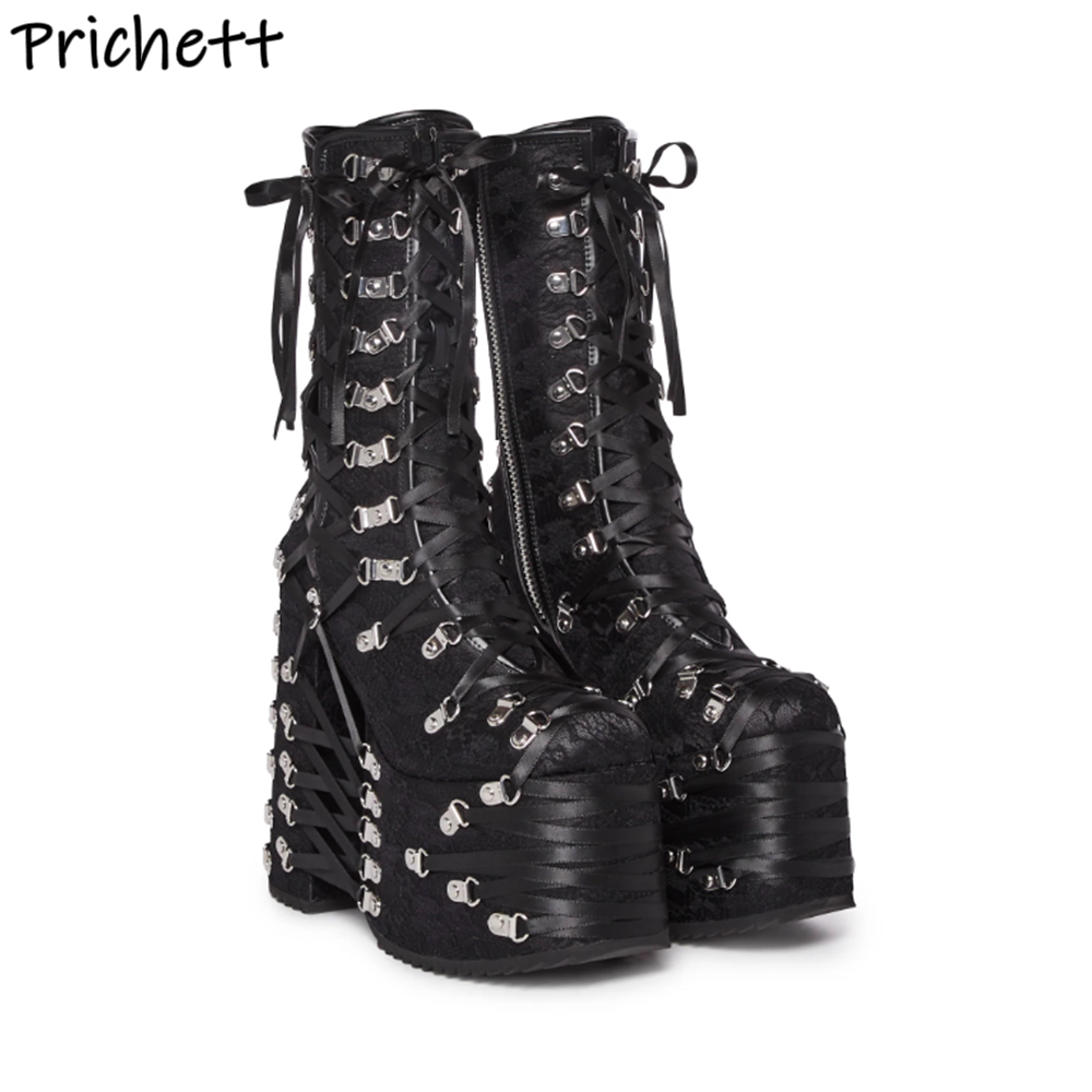 Черно-розовые ботильоны с пере – обзор и цена Ribbon Tie Heel