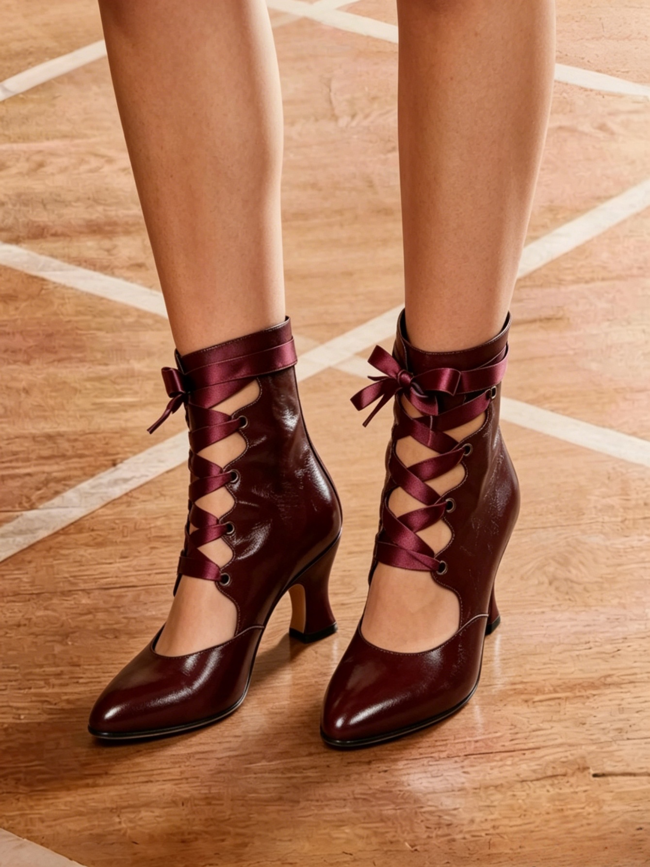 Готические туфли на шнуровке д – обзор и цена Ribbon Tie Heel