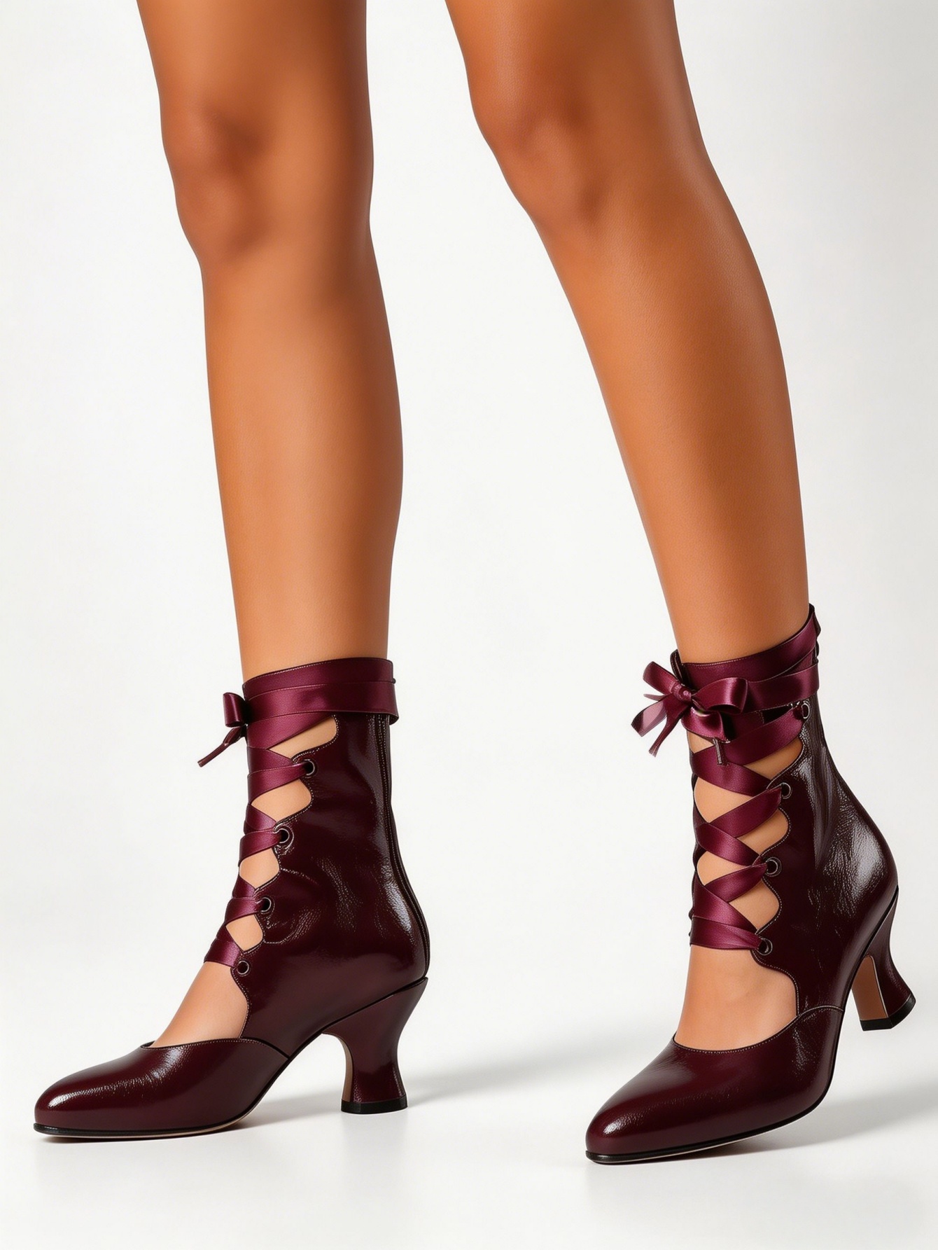 Готические туфли на шнуровке д – обзор и цена Ribbon Tie Heel