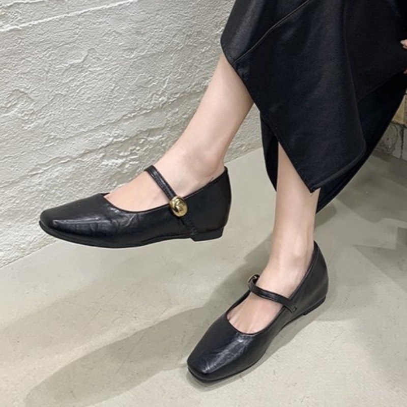 Ультрамягкие кожаные черные же – обзор и цена Shoes For Women Flats