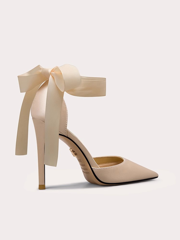 Сандалии на шпильке, весенне-л – обзор и цена Ribbon Tie Heel