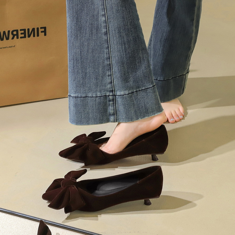 Корейские замшевые туфли-лодоч – обзор и цена Ankle Strap Heels