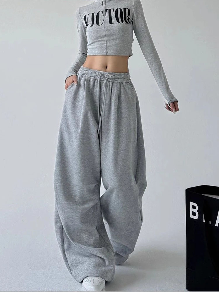 Широкие спортивные брюки Y2K в – обзор и цена Women Shoes Joggers